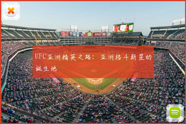 UFC亚洲精英之路:亚洲格斗新星的诞生地